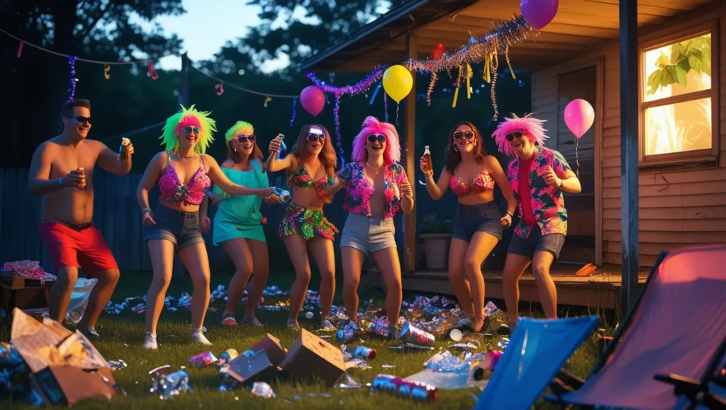 White Trashy Outfit Party Ideas - Party